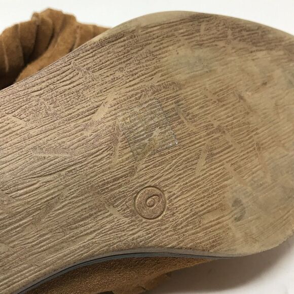 Chinese Laundry Womens Size 6 Cognac Brown Slip On Ankle Booties Boot Boho Shies - Picture 8 of 8